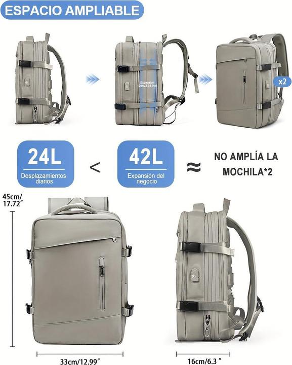 Image du produit Only-Bags.Store Sac de voyage d'affaires à court terme, bagages Sac à dos informatique léger de grande capacité