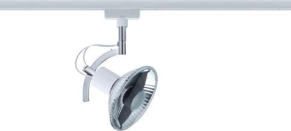 Actual product image Paulmann Højvolt-skinnesystem-lamp Roncalli URail GU10 50 W Halogen Hvid