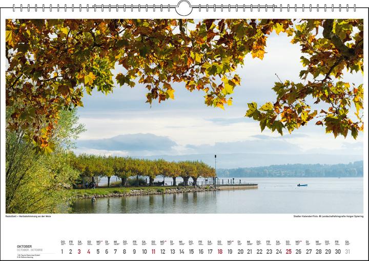 Image du produit Malerischer Bodensee 2026 (48 x 33 cm, Couverture rigide, Allemand)