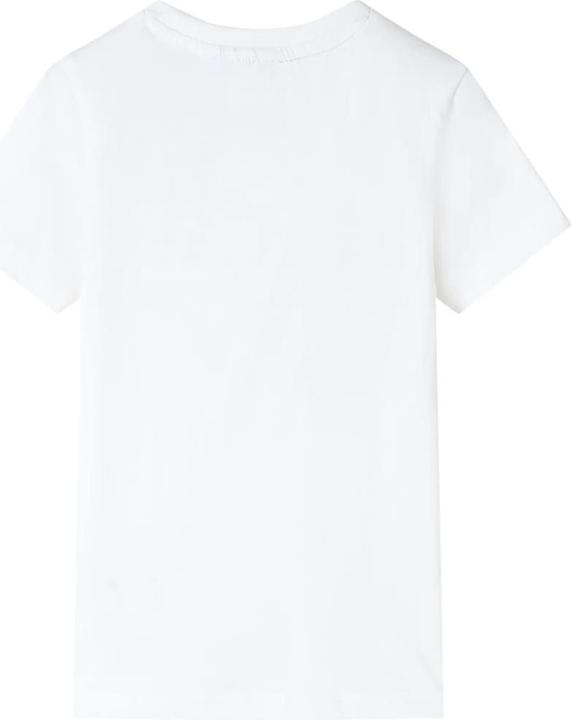 Actual product image VidaXL Children's T-shirt Ecru 92,Material: 100 % cotton,Colour (92)
