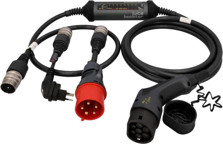 Produktbild Juice Technology Juice Booster 2 Basic Set Schweiz (Typ 2, 22 kW, 32 A, CEE32 rot, Typ 13)