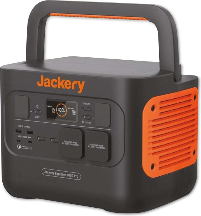 Jackery Explorer 1000 Pro (1002 Wh, 11.50 kg)