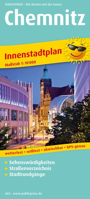 Actual product image PublicPress City Map Chemnitz