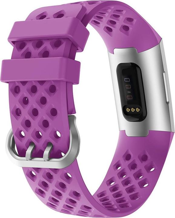 Produktbild Cover-Discount Fitbit Charge - Silikon Sportarmband gelöchert violett (Silikon)