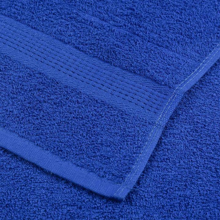 Actual product image VidaXL Soap cloths 4 pcs. Blue 30x30 cm 360 g/m² 100% cotton cloth Towel (30 x 30 cm)