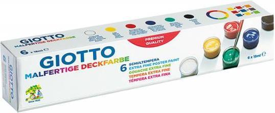 Immagine prodotto Giotto Colore opaco pronto per la pittura 6x18ml (Ordinati, 18 ml)