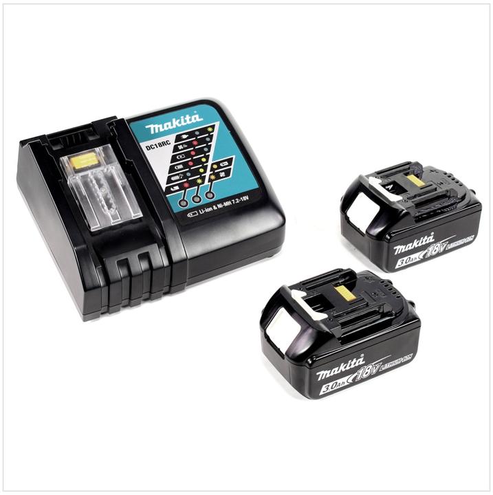 Produktbild Makita DHR 264 2 x 18 V / 36 V Li-Ion SDS Plus Akku-Bohrhammer in Makpac 4 mit Einlage + 2x 3,0 Ah A (Akkubetrieb)