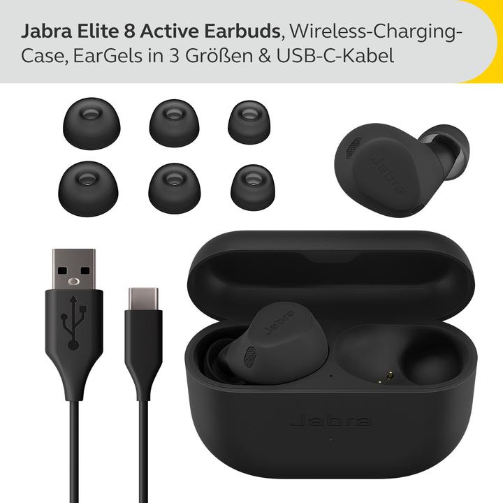 Produktbild Jabra Elite 8 Active (ANC, 8 h, Kabellos)