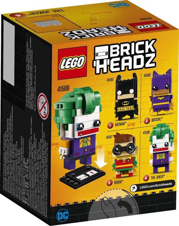 Immagine prodotto LEGO BrickHeadz Il Joker (41588, LEGO Brickheadz)