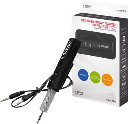 Image du produit Savio BT Adaptateur Bluetooth 3,5 mm est (Emetteur & Récepteur)