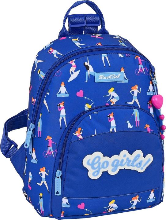 Safta Lässiger Rucksack BlackFit8 Go Girls Blau (25 x 30 x 13 cm)