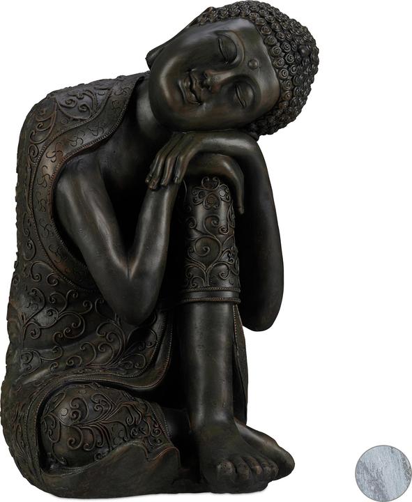 Image du produit Relaxdays Figurine Bouddha Tête Inclinée 60 cm