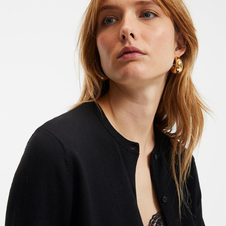 Immagine prodotto La Redoute Collections Cardigan con scollo rotondo (38)