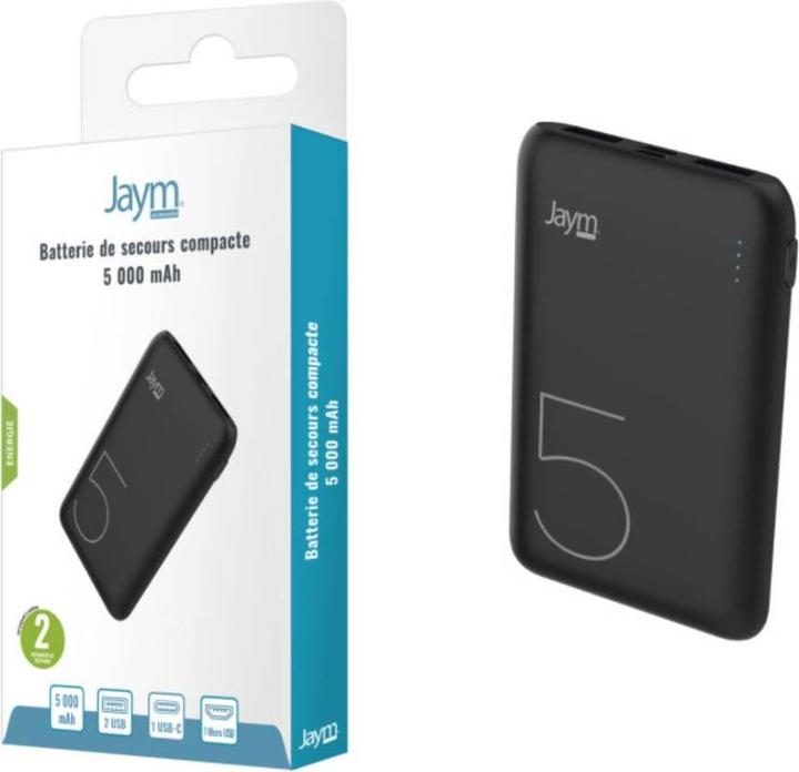 Image du produit Jaym JMPW004 Banque de puissance (5000 mAh)