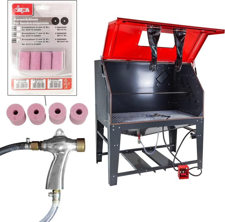Produktbild Dema Sandstrahlkabine SK 1200l XXL Profi (5.50 Bar, 400 l)