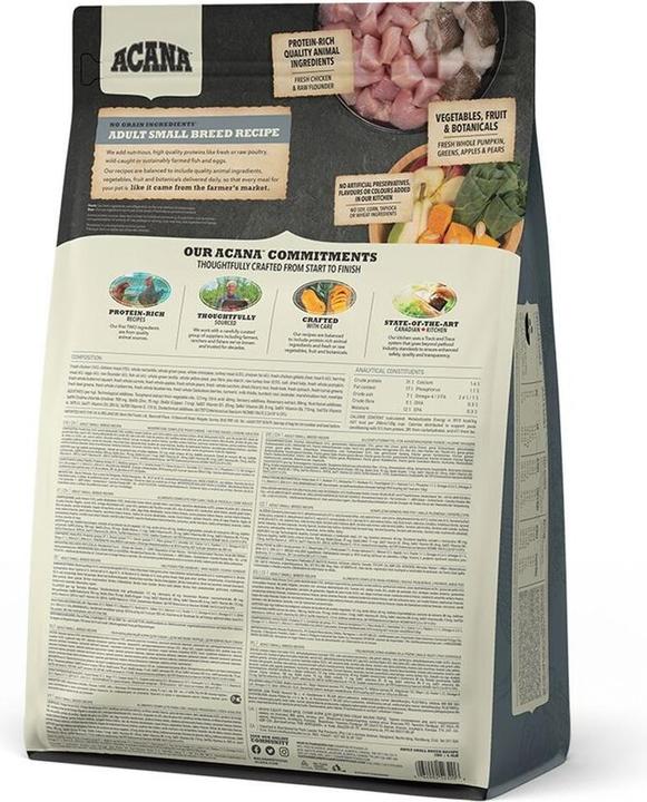 Actual product image Acana Dog Heritage ADULT SMALL BREED 2Kg (Adult, 1 pcs., 2000 g)