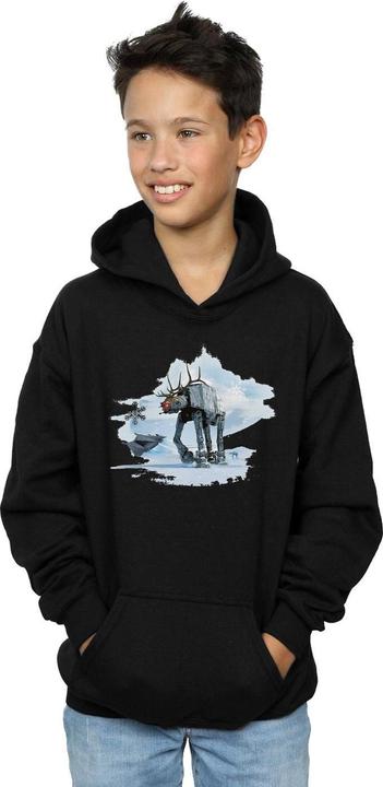 Image du produit Star Wars - Sweat à capuche CHRISTMAS AT-AT REINDEER - Garçon (128)