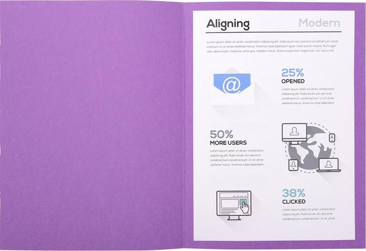 Actual product image Exacompta Collection folders - File covers (A4, 100 x)