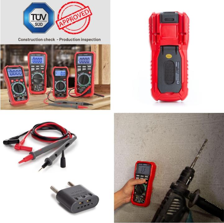 Produktbild Velleman Robustes Echt-Effektivwert-Digitalmultimeter mit automatischem Messbereich - CAT III - 1000 V - 8 Fu (CAT III)