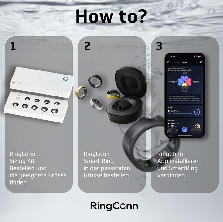 Productafbeelding RingConn Smart Ring (Gen2) (13, Black)