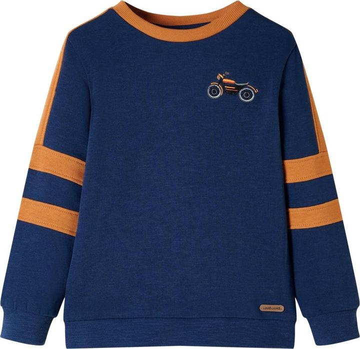 Image du produit VidaXL Sweatshirt enfant bleu indigo 92,Matière : 100 (92)