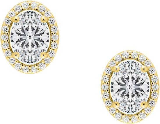 Candy Ohrringe Belina, 925 Sterling Silber, vergoldet (925 Sterling Silber, 925er Sterlingsilber, 18k vergoldet)