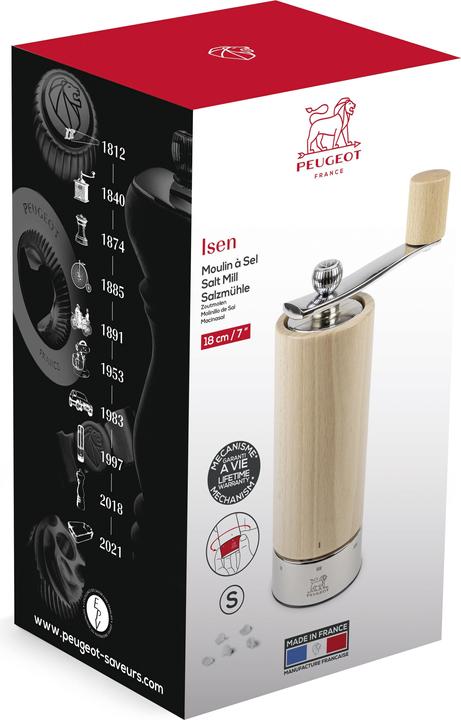 Produktbild Peugeot Isen U'SELECT Zirlion Salzmühle Naturhell 18 cm (Salz)