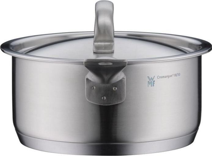 Produktbild WMF Stielkasserolle Topf 16cm Stieltopf Gourmet Plus Edelstahl 18/10 (16 cm, Kochtopf, Edelstahl)