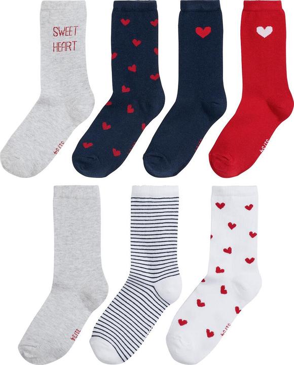 Produktbild La Redoute Collections 7 Paar Socken Herz (7er Pack, 35, 38)