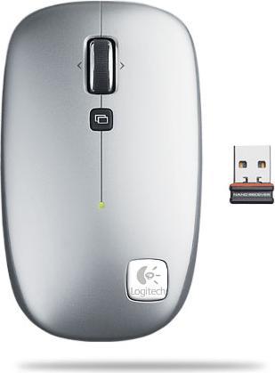 Actual product image Logitech V550 Nano Cordless Notebook laser mouse, grey (Wireless)
