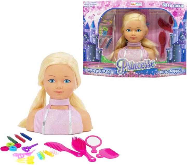 Actual product image BigBuy Fun Styling Doll Princesse My Hair Styling (54 x 14,5 x 38 cm)