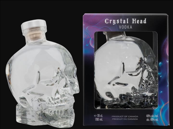 Image du produit Crystal Head Triple Filtered Vodka (1 x 70 cl)