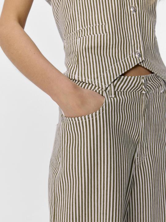 Produktbild Object Streifen Jeans mit weitem Bein (XS)