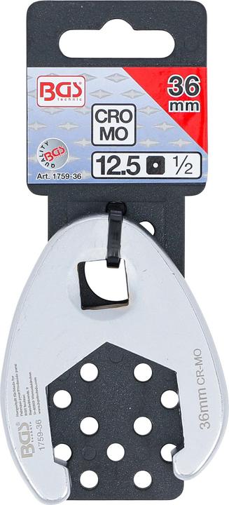 Produktbild BGS Hahnenfussschlüssel Antrieb Innenvierkant 12,5 mm (1/2") SW 36 mm (36 mm)