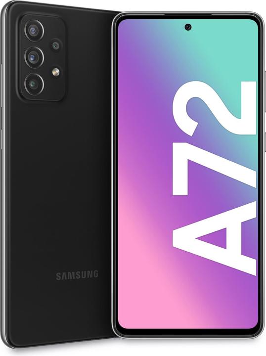 Image du produit Samsung Galaxy A72 UE (128 Go, Noir, 6.70", Double SIM, 64 Mpx, 4G)