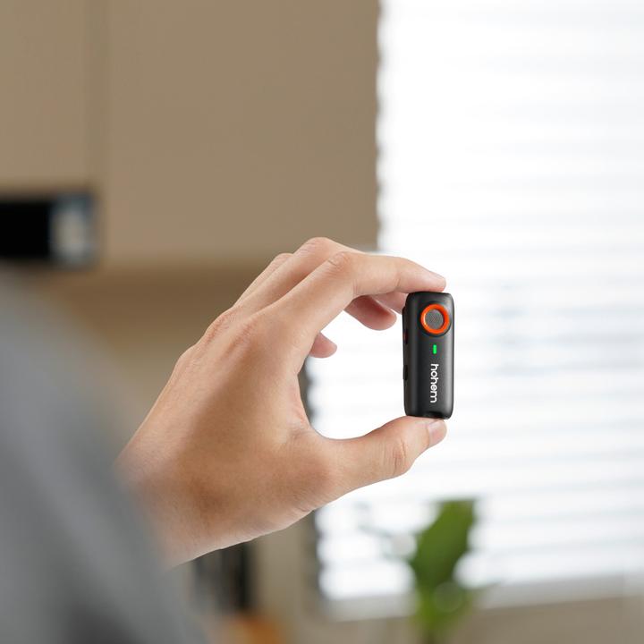 Image du produit Hohem MIC 01 Microphone Lavalier sans fil, TYPE C (2TX+1RX) Noir (Smartphone)