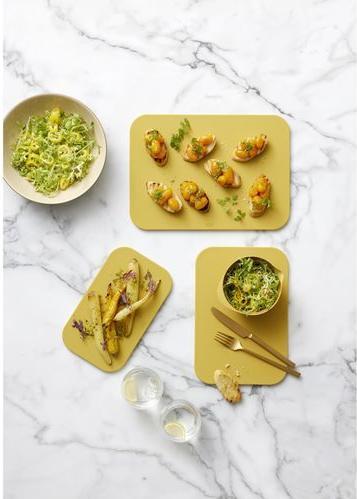 Actual product image Rosti Choptima 3-piece cutting board set, curry
