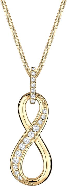 Produktbild Elli Halskette Infinity For Ever Symbol Zirkonia 925 Silber (Zirkonia, 925er Sterling Silber, 45 cm)