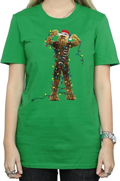 Star Wars Chewbacca Christmas Lights TShirt (XXL)