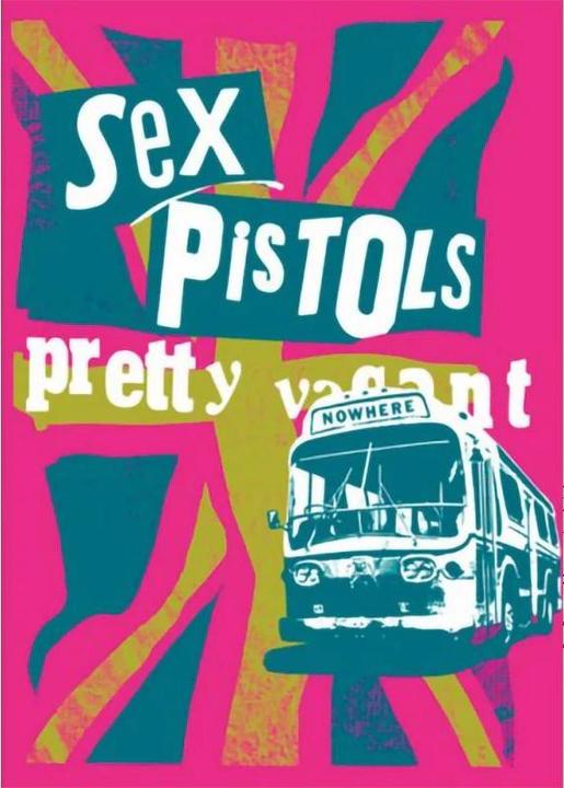 Sex Pistols Pretty Vacant Postcard