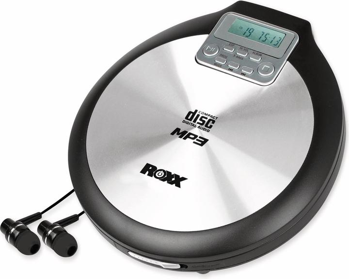 Roxx PCD 600 Tragbarer CD-Player CD, CD-R, CD-RW, MP3 Schwarz