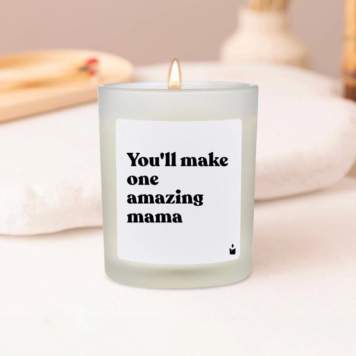Immagine prodotto Chatty Candles Candela al profumo di legno Sarai una mamma straordinaria