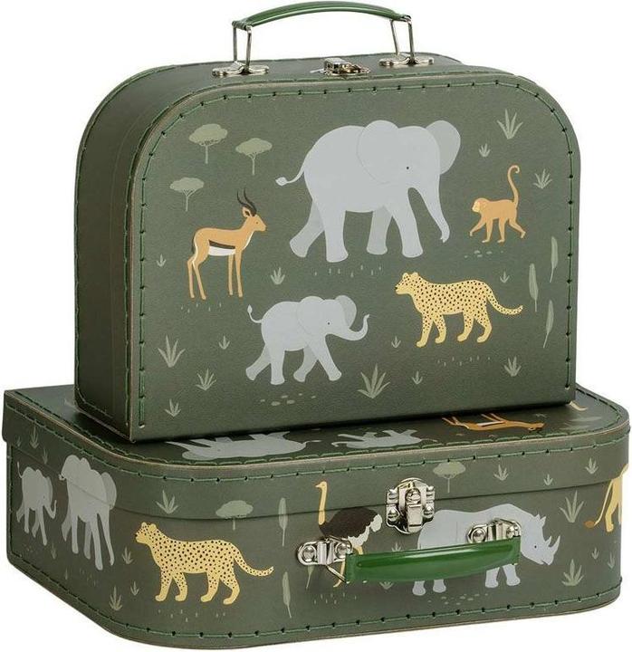 Produktbild A Little Lovely Company Kofferset Savanne
