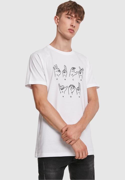 Produktbild Mister Tee FU Sign Language Tee (M)
