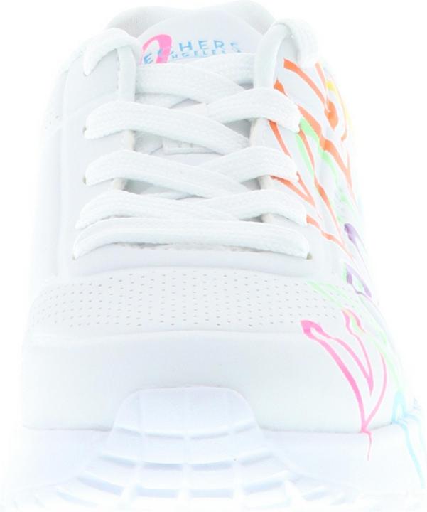 Actual product image Skechers 314064L/WMN Uno Lite-Spread The Love Kids Girls Ladies Sneakers Trainers white/coloured/neon (32)