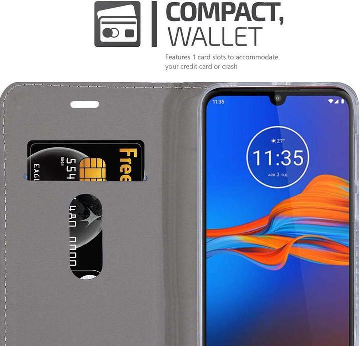 Productafbeelding Cadorabo Boek Jeans Optiek Cover (Motorola Moto E6 Plus)