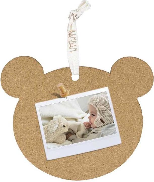 Actual product image Bambam Cork Bear Pinboard with 5 Pins (Bulletin board)