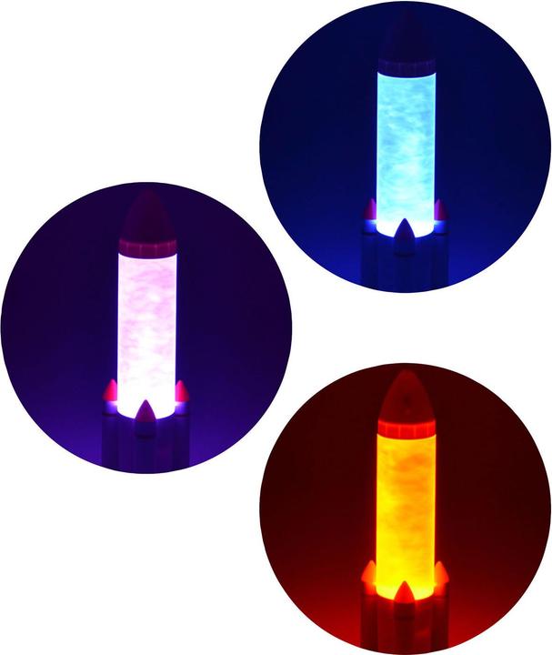 Actual product image Rocket night light with USB connection