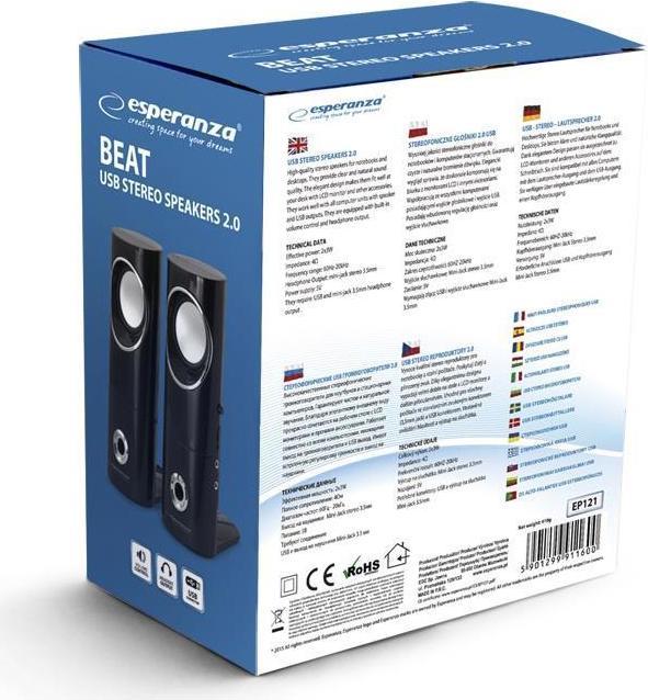 Produktbild Esperanza 2.0 beat speakers