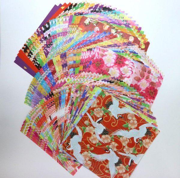 Immagine prodotto Kamiiso Origami Washi-Tiyogami, 100 fogli, 13 motivi (100 x)